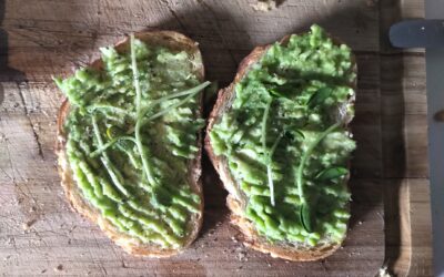 Microgreens on Avocado toast